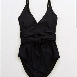 Aerie wrap one piece swimsuit NWOT